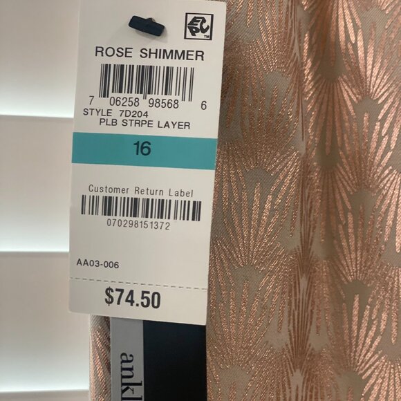 Alfani Ankle Tummy Control Rose Shimmer 16 - Picture 10 of 13